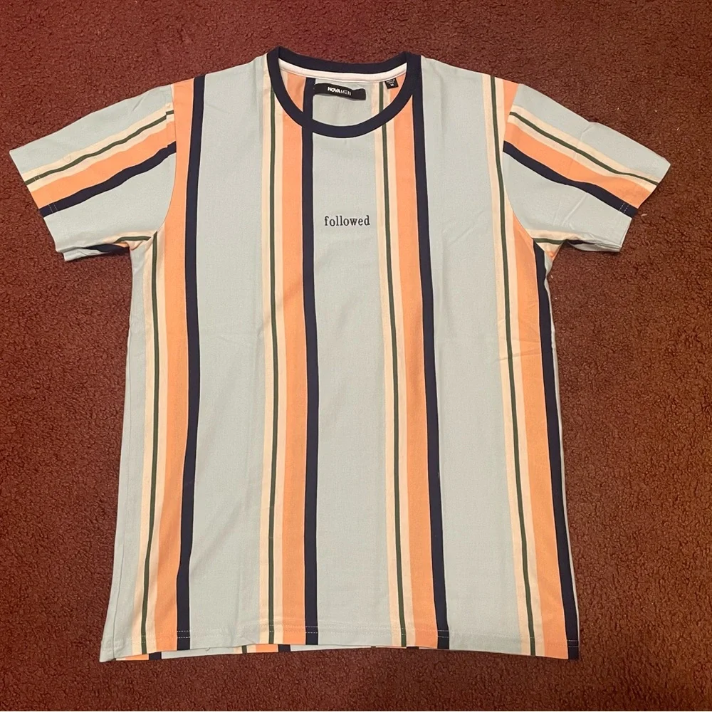 Men’s fashion nova stripped t-shirt - Picture 3 of 3